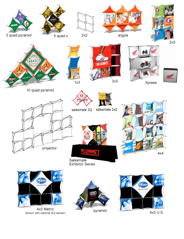 portable popup trade show displays